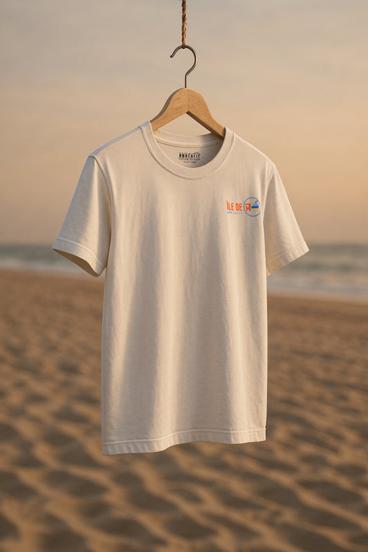 T-shirt Casual Blanc - Ile de Ré